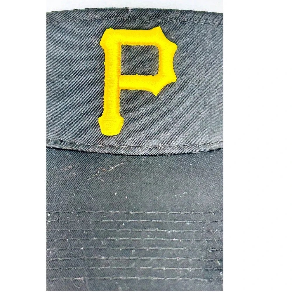 PITTSBURGH PIRATES BLACK‎ VISOR MVP AUTHENTIC MLB BASEBALL TEAM ADJUSTABLE